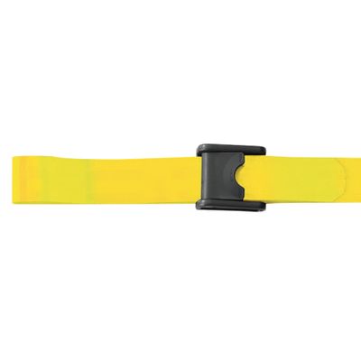 Posey 6546Y Premium EZ Clean Gait Belt With Spring-Loaded Buckle, Yellow, 60"