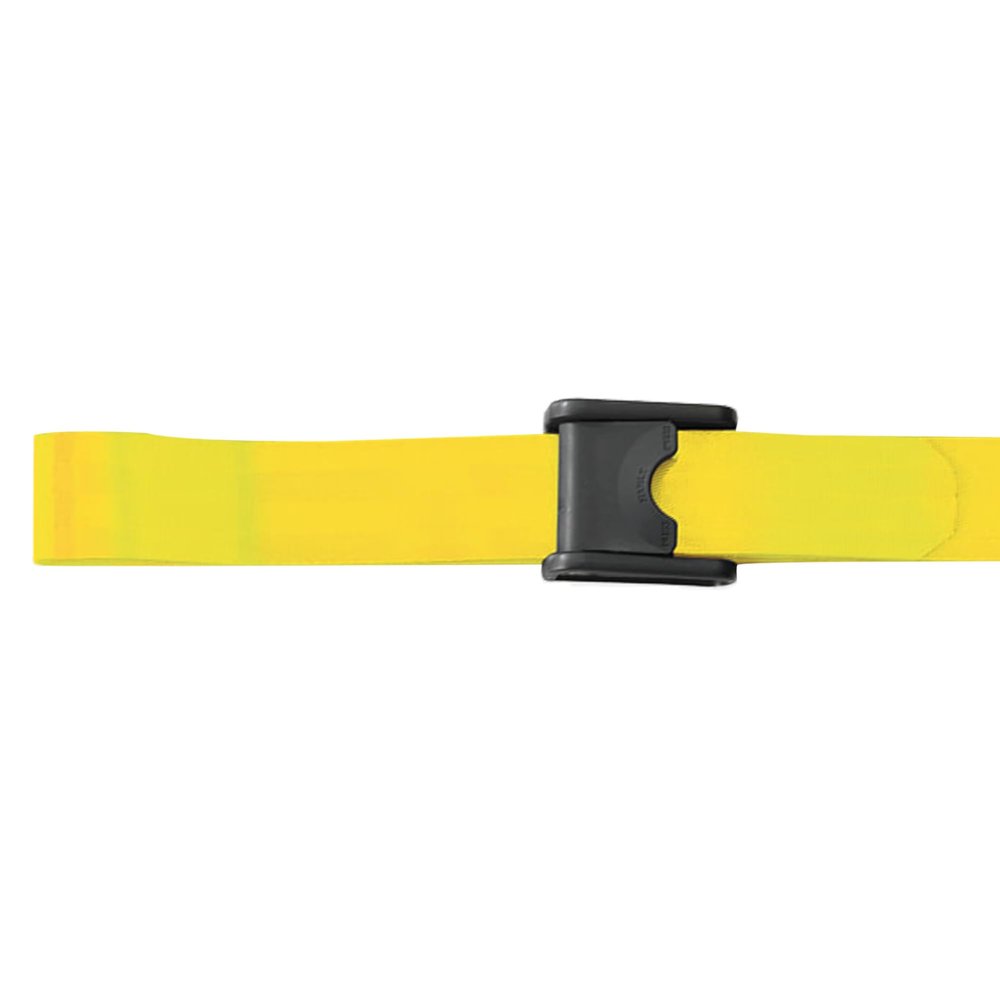 Posey 6546Y Premium EZ Clean Gait Belt With Spring-Loaded Buckle, Yellow, 60"