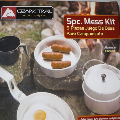 5 piece Aluminum Camping Mess Kit