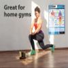 Muscle Groups Gym Workout Poster - EXTRA LARGE 33" X 23.5" - Laminated - Gym & Home Fitness Chart - Includes Video Training Support by Posterfit view 2
