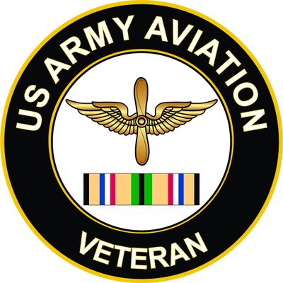 Army Aviation Gulf War Veteran 3.8 Inch Decal