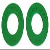 Ader Kilogram Fractional Plates (0.25 KG) Green, Pair view 1