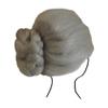 Adult Grey Grandma Designer Costume Wig With Bun view 2