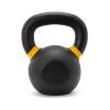 Solid Cast Iron Kettlebell Set for Strength Training - 16/20 /24 /32lb Weights/Color Coded Bands view 2