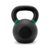Solid Cast Iron Kettlebell Set for Strength Training - 16/20 /24 /32lb Weights/Color Coded Bands view 4