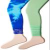 Jefferies Socks Girl's Dip Dye Socks and Footless Tights 3 Pair Pack, Multi, 6-8 Years view 1