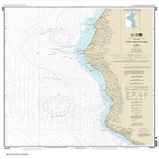 Paradise Cay Publications NOAA Chart 18623: Cape Mendocino and Vicinity 27.3 x 43 (Traditional Paper)