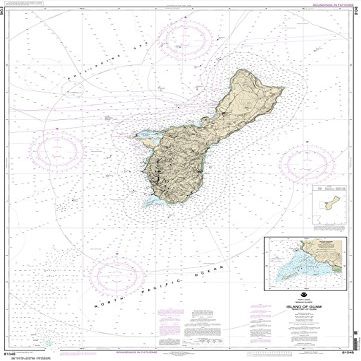 Paradise Cay Publications NOAA Chart 81048: Mariana Islands Island of Guam Territory of Guam; Cocos Lagoon 34.8 x 48.3 (Traditional Paper)