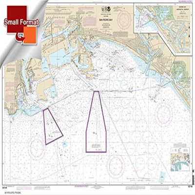 Paradise Cay Publications NOAA Chart 18749: San Pedro Bay; Anaheim Bay Huntington Harbor 21.00 x 28.89 (Small Format Waterproof)