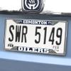 FANMATS 17020 Edmonton Oilers Chrome Metal License Plate Frame, Team Colors, 6.25in x 12.25in view 2