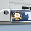 FANMATS 17020 Edmonton Oilers Chrome Metal License Plate Frame, Team Colors, 6.25in x 12.25in view 4