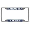 FANMATS 17053 Vancouver Canucks Chrome Metal License Plate Frame, 6.25in x 12.25in view 1