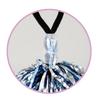Artec 1650 Hand Free Pom Poms, Light Blue Silver view 3