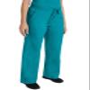 Healing Hands Taylor Women's Pants Mid Rise with 2 Pockets & Back Elastic Waistband Plus Size 9095, 2XL, Teal view 4