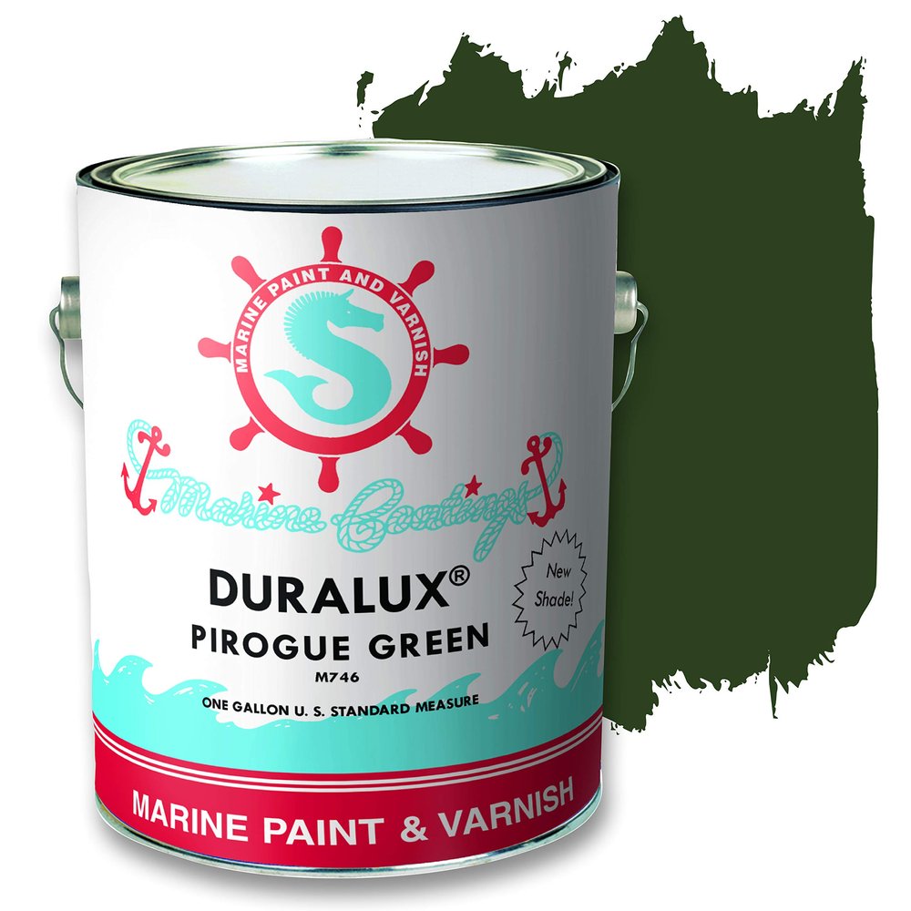 DURALUX Camouflage Paint - Green, 1 Gallon, Camouflage Marine Paint for Boats, ATVs, Hunting Blinds & More, Adheres to Steel, Metal, Wood, Fiberglass & Aluminum
