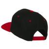 Athletic Number 4 Embroidered Classic Two Tone Cap - Black Red OSFM view 3