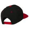 Athletic Number 4 Embroidered Classic Two Tone Cap - Black Red OSFM view 4