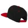 Arial Number 4 Embroidered Classic Two Tone Cap - Black Red OSFM view 3