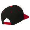 Arial Number 4 Embroidered Classic Two Tone Cap - Black Red OSFM view 4