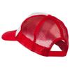 World's Best Daddy Embroidered Foam Mesh Back Cap - Red White Red OSFM view 3