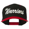 Warriors Embroidered Classic Wool Blend Cap - Black Red OSFM view 1