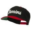 Warriors Embroidered Classic Wool Blend Cap - Black Red OSFM view 2