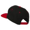 Warriors Embroidered Classic Wool Blend Cap - Black Red OSFM view 3