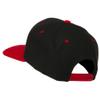 Athletic Number 1 Embroidered Classic Two Tone Cap - Black Red OSFM view 3
