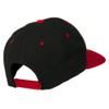 Athletic Number 1 Embroidered Classic Two Tone Cap - Black Red OSFM view 4