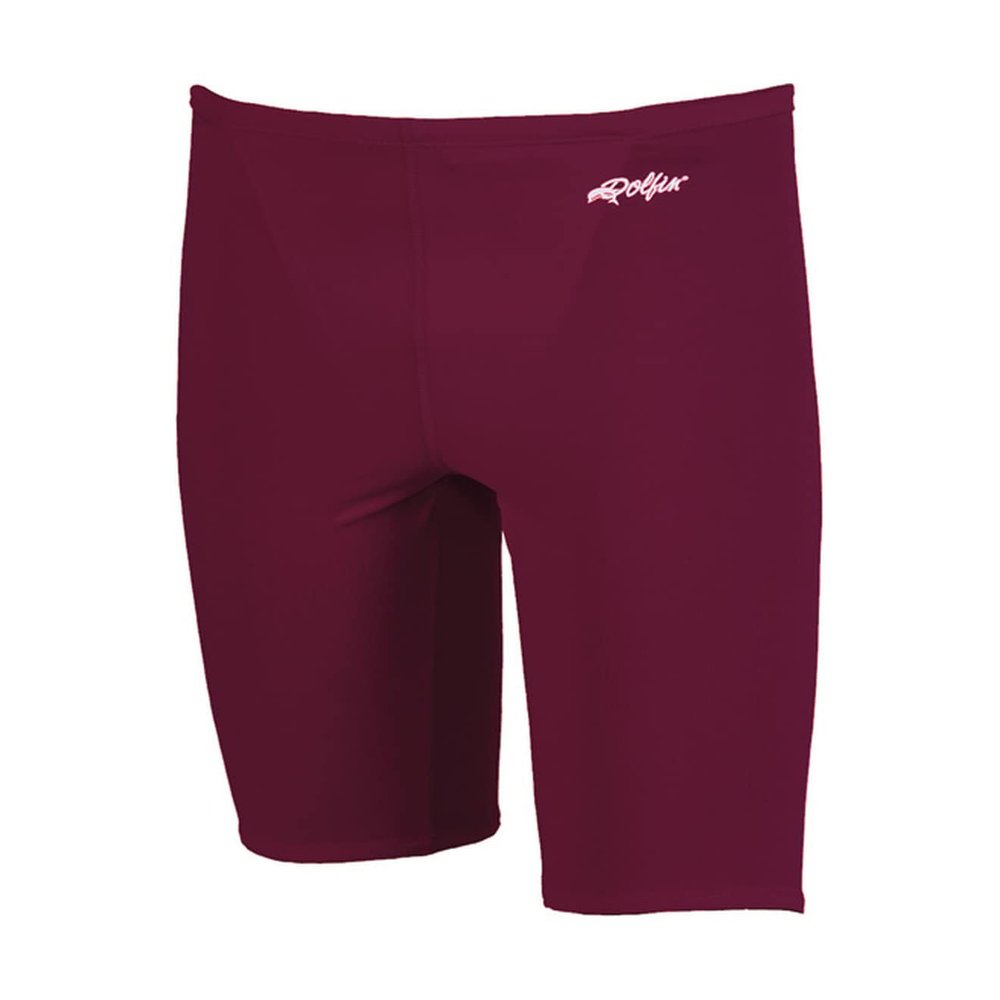 Dolfin Men's Solid Jammer Maroon 38