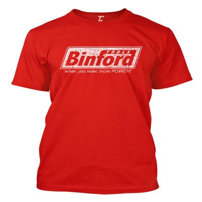 Binford Tools - Repairman Handyman Men's T-Shirt (Red, Large)