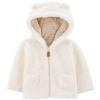Carter's Unisex Baby Sherpa Jacket (Baby) - Ivory - 6 Months view 1