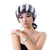 URSFUR Women's Rex Rabbit Knit Cowl/Headband Multicolor (White)