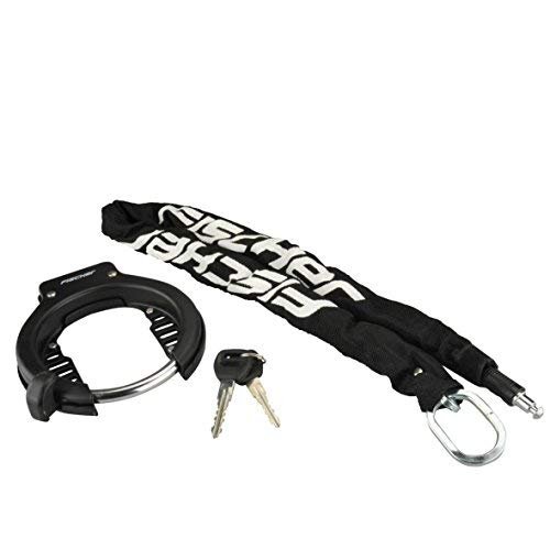 fischer Frame Ring Lock Link Chain Lock Black, Medium, 86501