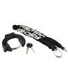 fischer Frame Ring Lock Link Chain Lock  Black, Medium, 86501 view 1