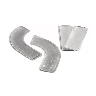 Fizik Road Bar Gel 4 Pieces, (2 Curved, 2 Straight), Road Bike Handlebar Gel Pad, Light Blue, One Size