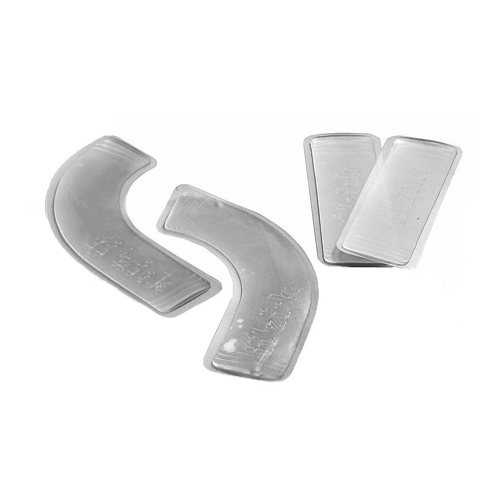 Fizik Road Bar Gel 4 Pieces, (2 Curved, 2 Straight), Road Bike Handlebar Gel Pad, Light Blue, One Size