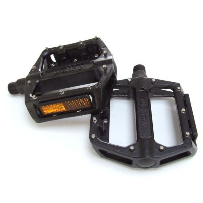 /16" Aleacin Plataforma BMX/ATB Pedales - Negro