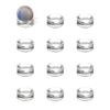 (12) Clear Round Small 5/8" Beveled Ring Display Stand Pedestal for Golf Ball Marbles Eggs Spheres Balls view 1