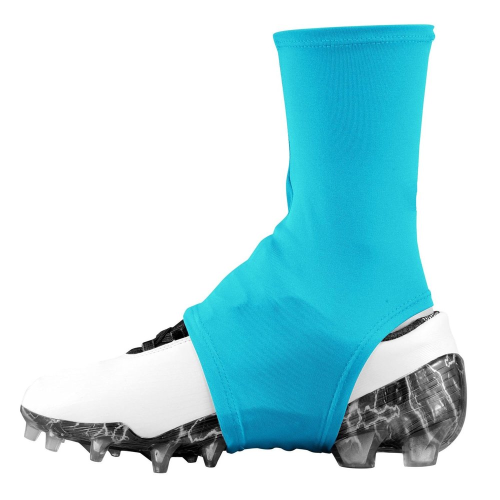 Dmaxx Spats Football Cleat Covers (Columbia Blue, Large)