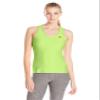 Mizuno Running Women's Harmony Tank, Green Glow/Haute Red, X-Small view 1