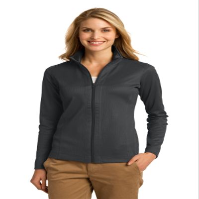 Port Authority Women's Vertical Texture Full-Zip Jacket