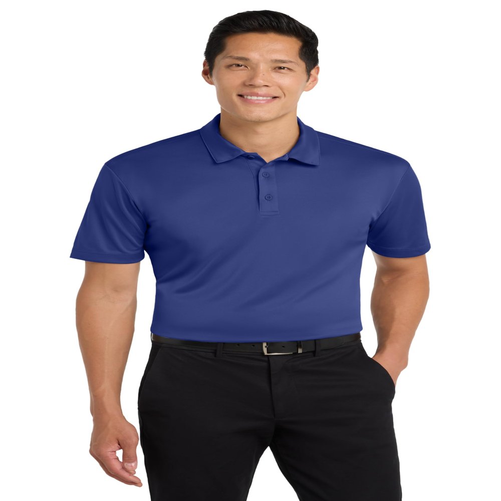 Port Authority Silk Touch Performance Polo Shirt, Royal, M