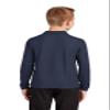 Port Authority Youth Long Sleeve Silk Touch Polo. Y500LS, Navy, XS view 4