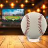 (12) Clear Round Large 1-5/8" Beveled Ring Display Stand Pedestal for Golf Ball Baseball Soccer Volleyball Softball Eggs Spheres Puzzle Balls view 2