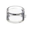 Clear Round 1-5/8" x 1" Beveled Ring Display Stand Pedestal for Softballs Baseballs, 6 Pack view 1