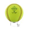 Clear Round 1-5/8" x 1" Beveled Ring Display Stand Pedestal for Softballs Baseballs, 6 Pack view 2
