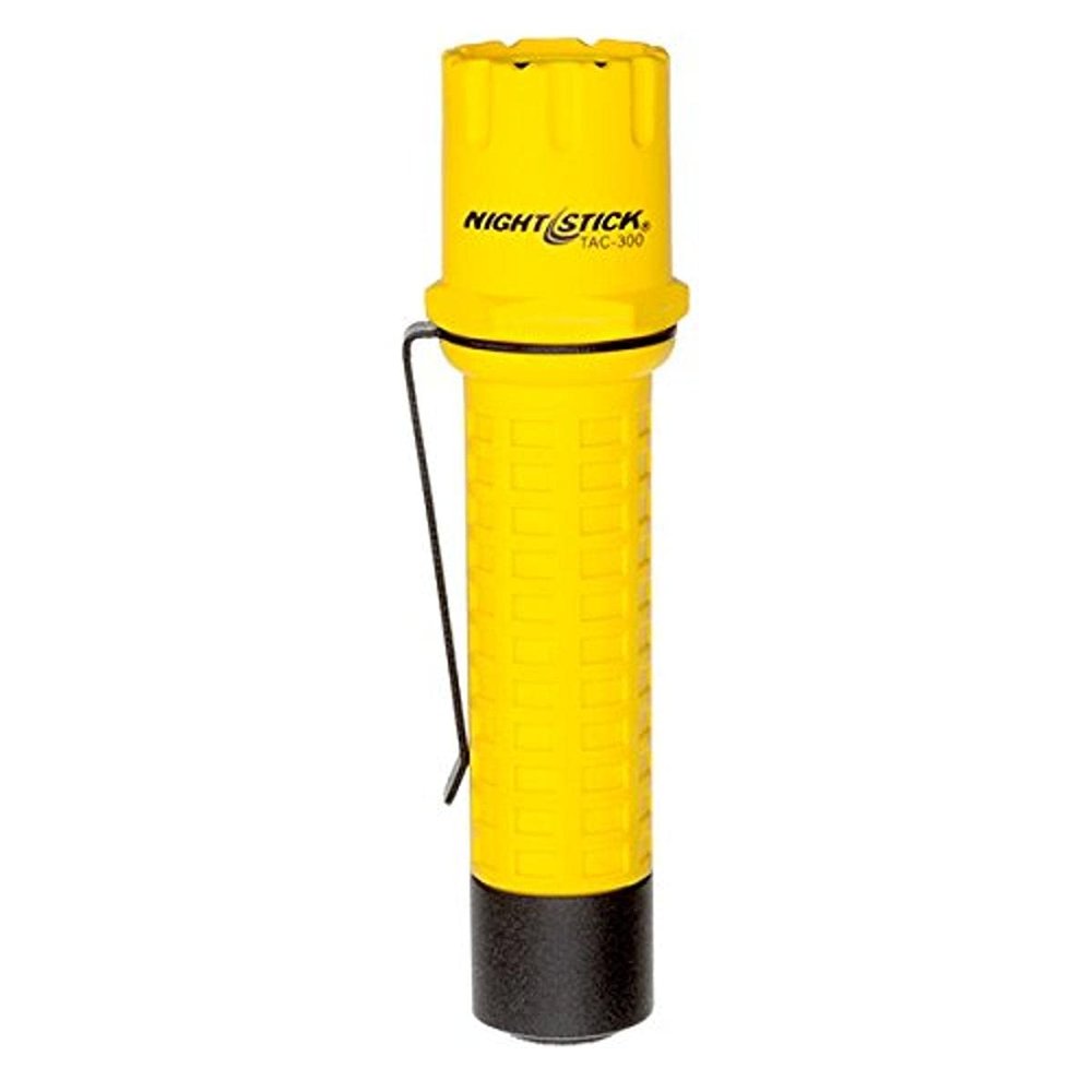 Nightstick TAC-300Y Polymer Tactical Flashlight-Non-Rechargeable, 5.5-Inch, Yellow