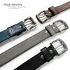 Antique Engraved Buckle Genuine Full Grain Leather Casual Jean Belt 1-1/2"(38mm) Wide (Black, 42) view 3