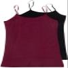 2 Pack Active Basic Women's Plus Size Basics Tank Top 3X Black, Brown view 1